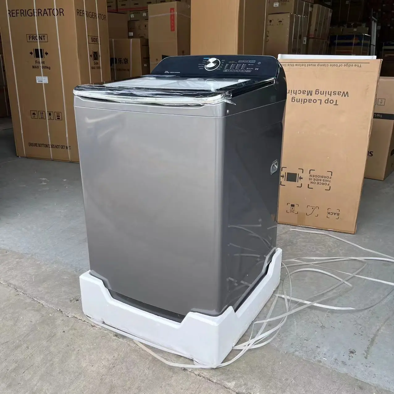 commercial industry household fully automatic English version large capacity 25KG kg top load washing machine