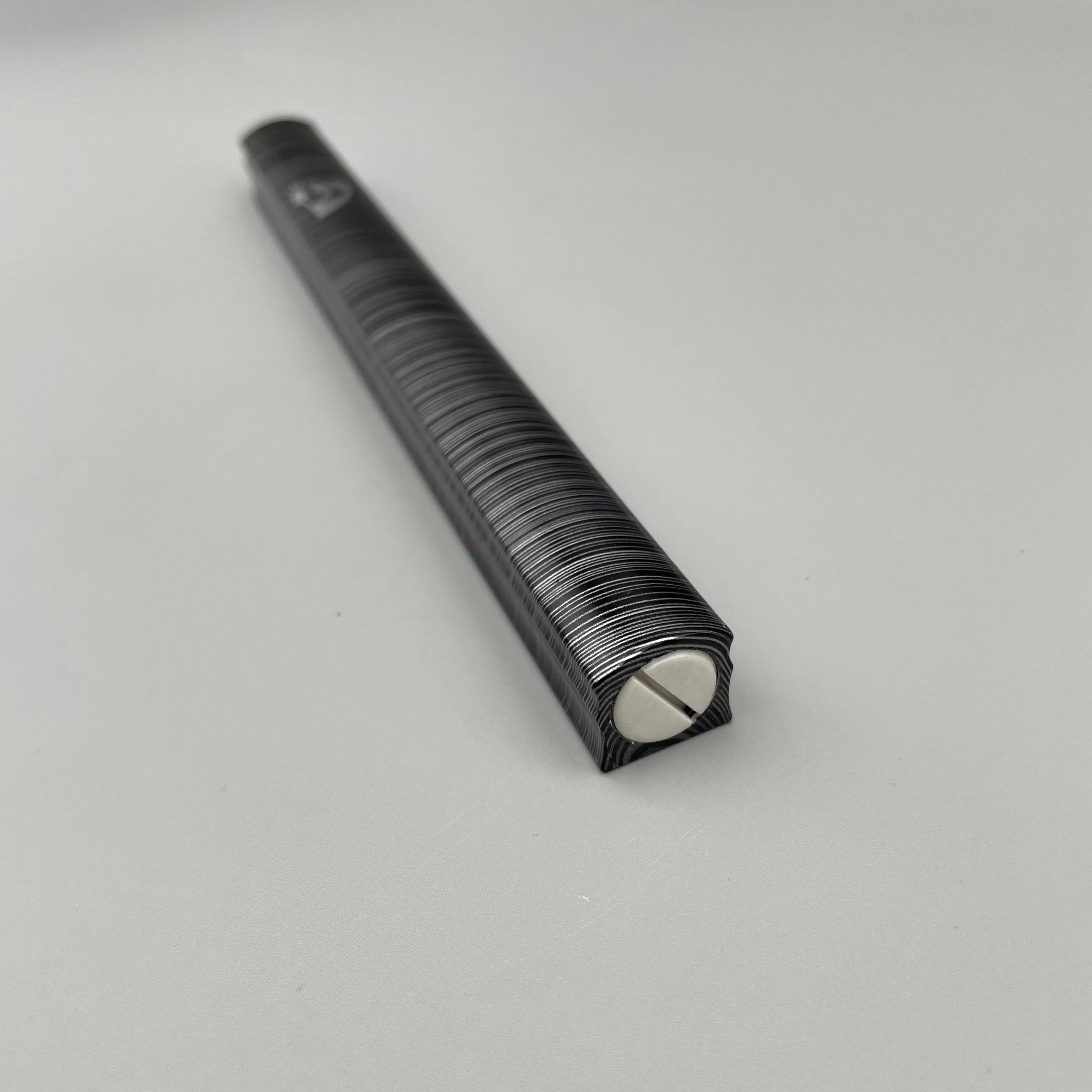 Aluminum Mezuzah Case Black Shin Design Easy Peel and Stick Judaica Door Mezuza for Scroll