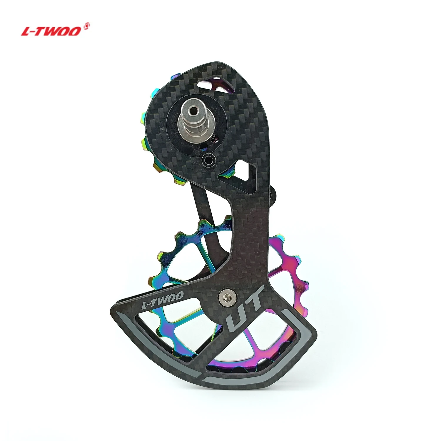 LTWOO Bicycle 17T Pulley Guie Wheel Carbon Fiber Ceramic Rainbow Rear Derailleur Pulleys For Shimamo R8000 R9100 8050 9150