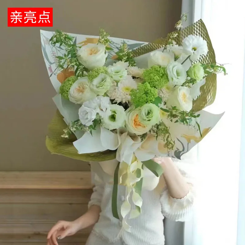 Honeycomb paper mesh Inner Lining paper Flower bouquet Wrapping paper mesh drawing florist florist material