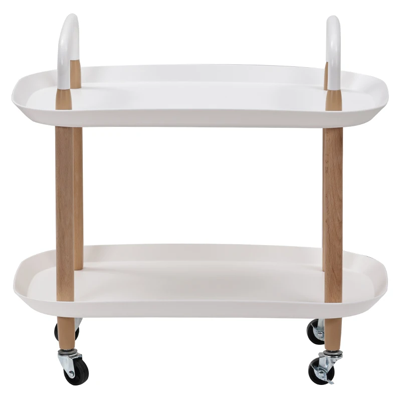 Metal Storage Serving Food Rotating 6 Tier Organizer Basket 2 Tier 4 Racks Plastic Kitchen Trolley In Kitchen