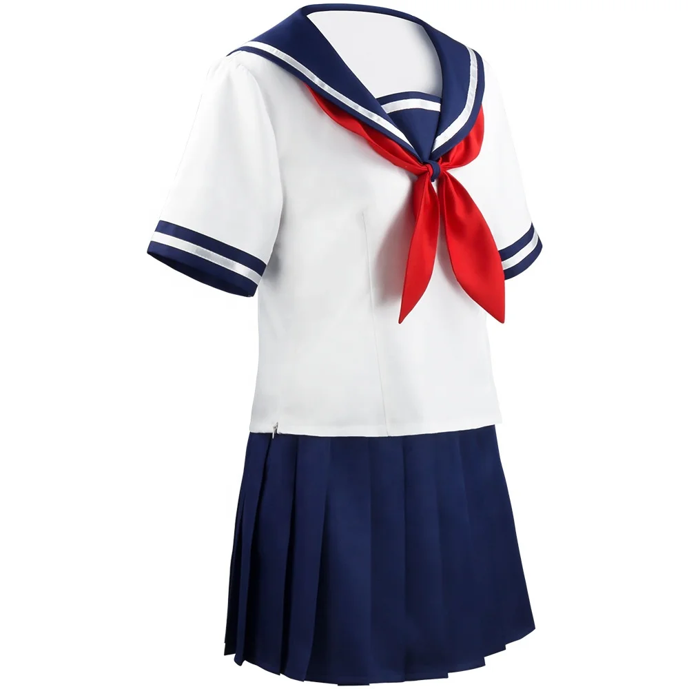 Sailor Uniform School Uniform College Style Game Cosplay Clothing Costume Women