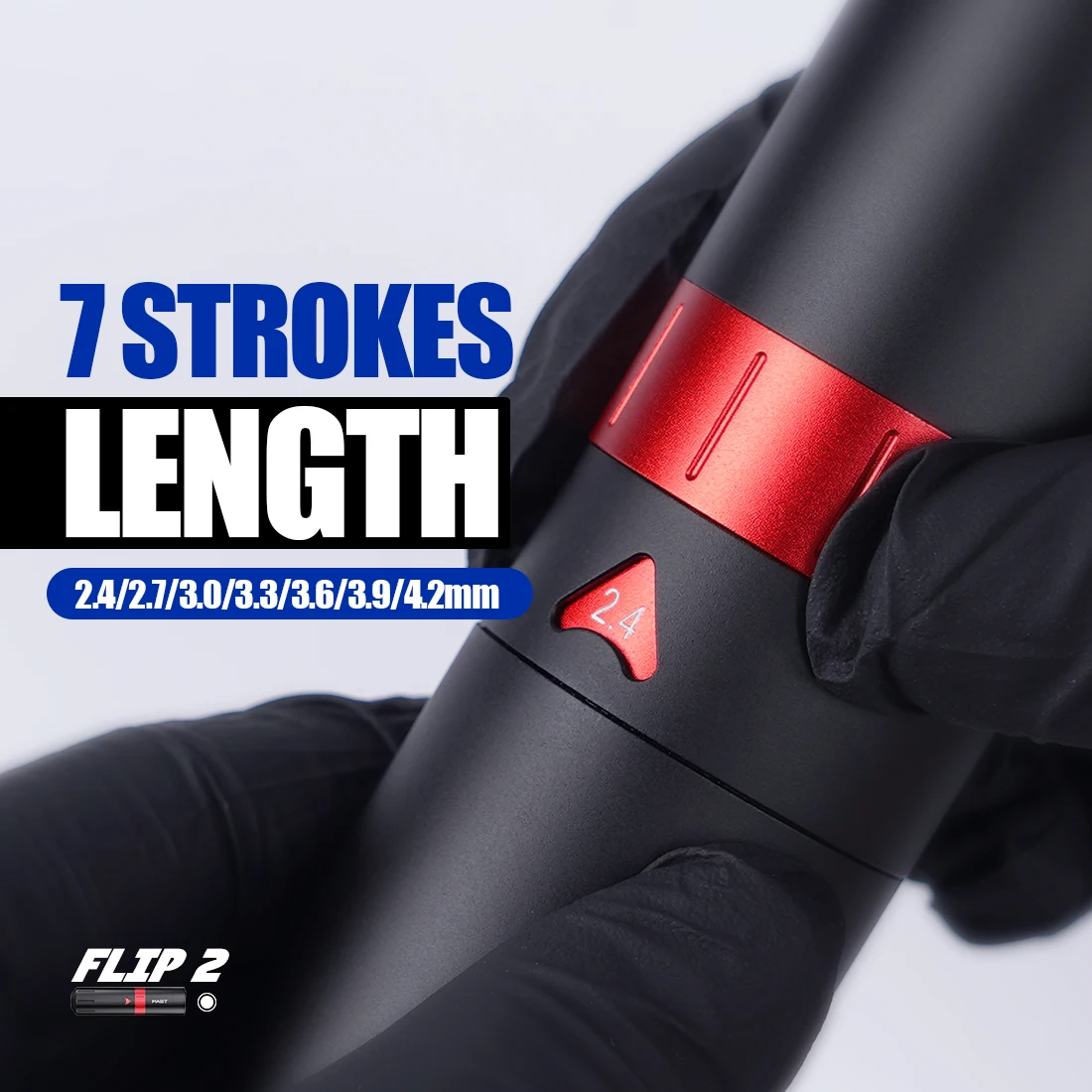 Dragonhawk 2.4-4.2mm Stroke Wireless Tattoo Pen Permanent Makeup Machine With Double Battery Mast