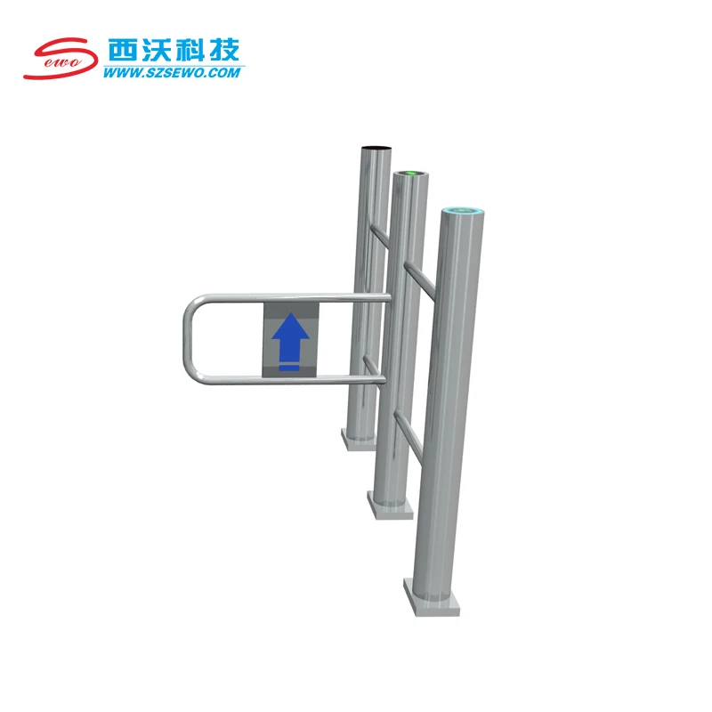 SEWO Bi-directional 304 Stainless Steel Full Automatic Access Control Swing Barrier Gate