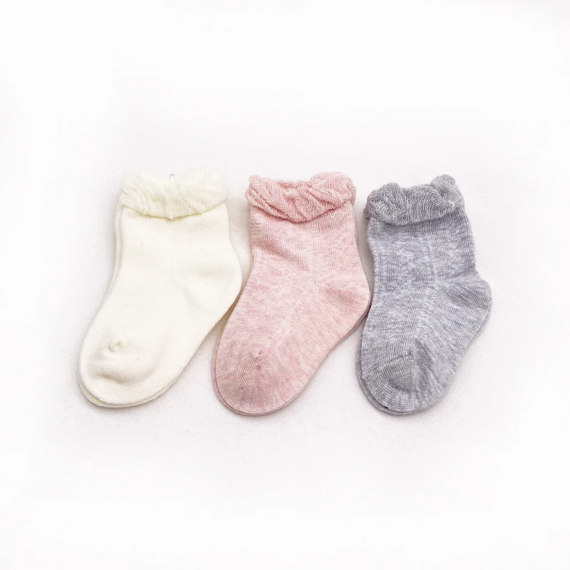 2024 newborn baby socks spring/summer cotton crew kids boys girls baby toddler socks 0-3 6-12 months socks