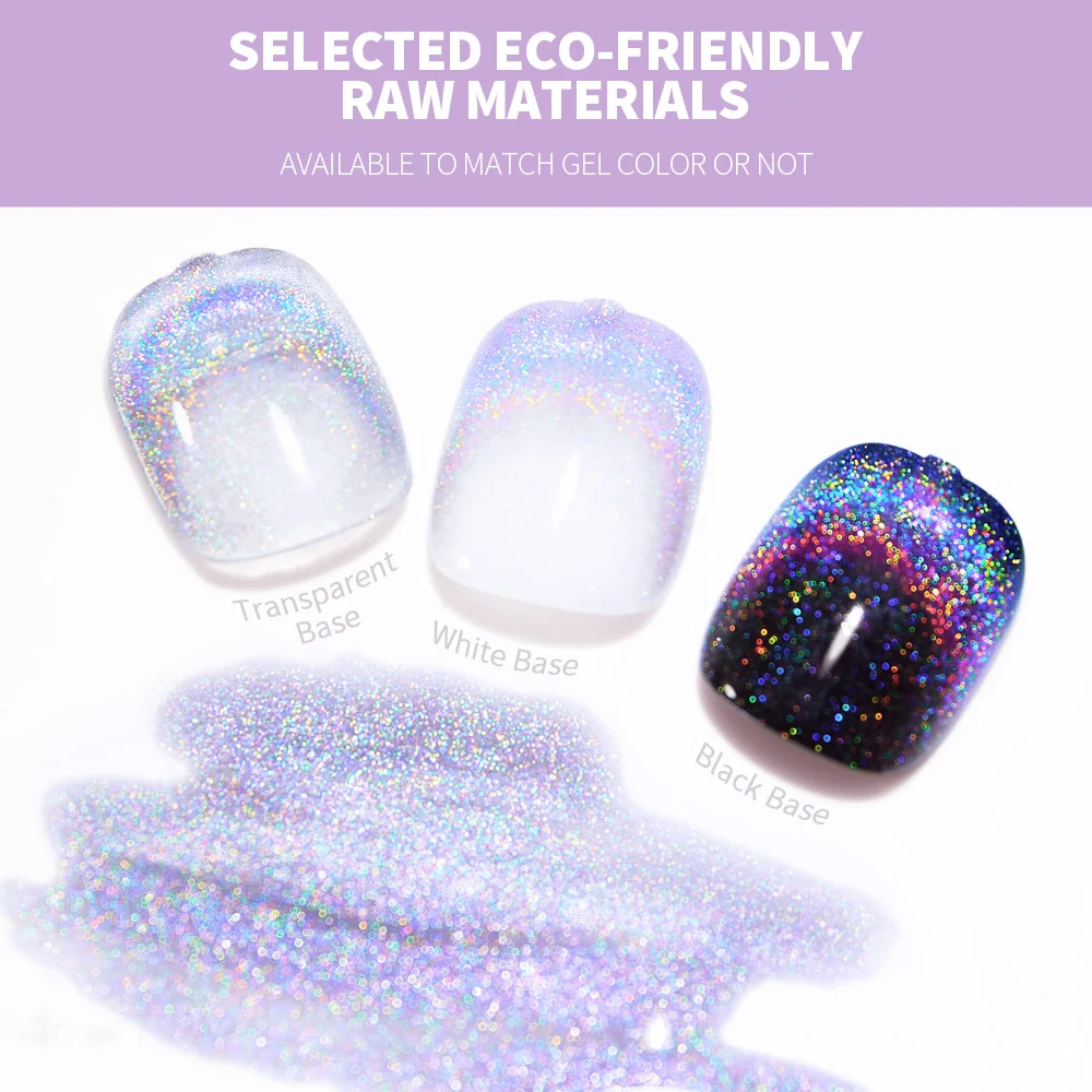 Laser Rainbow Cat Eye Gel Top Coat 15Ml Private Label Holo Cat Eye Nail Polish Soak Off Uv Gel Nail