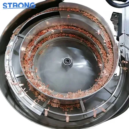 Large Capacity Manufacturer Vibration Bowl Feeder Nuts Screws Pin Small Metal Parts Vibratory Bowl Feeder With Linear Feeder