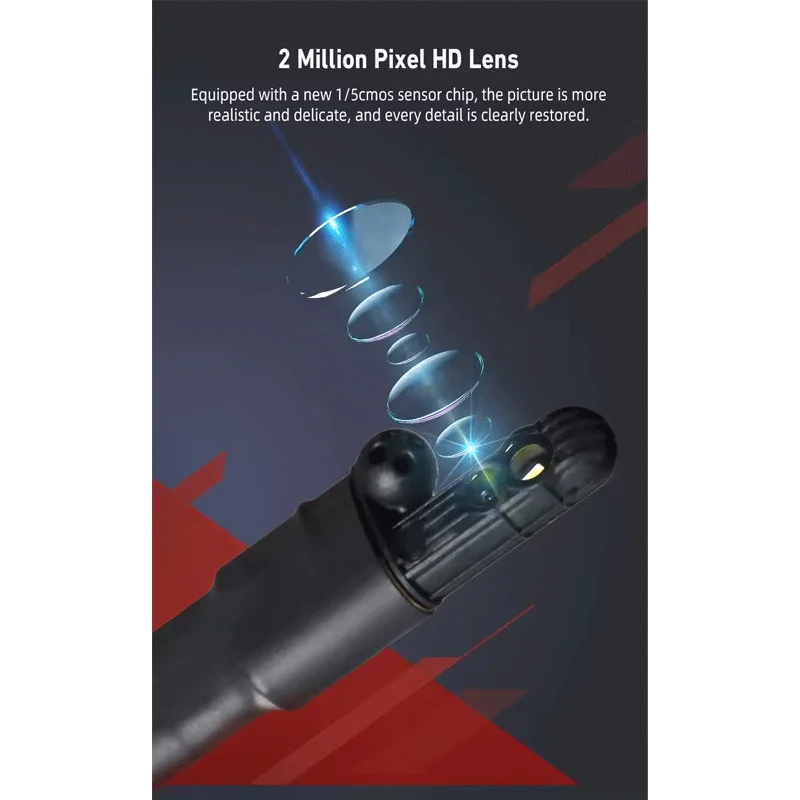 HD DIY Vehicle Evaporator Pressure Wash Endoscope Borescope Ralcam Q3 Car Air Conditioner Visual Cleaning Gun