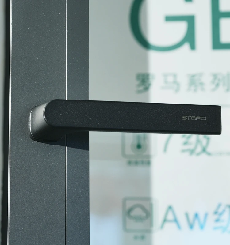 Windowall GE75 Высокое качество окна энергосберегающие теплоизолированные горизонтальный открытый механизм поворотное окно