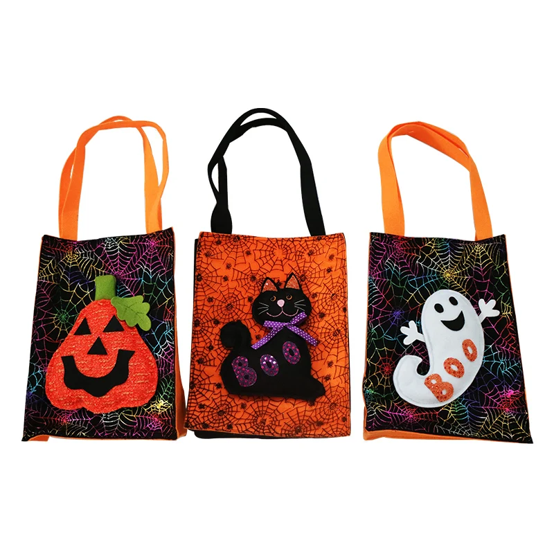 halloween bag tote halloween candy bag decorations