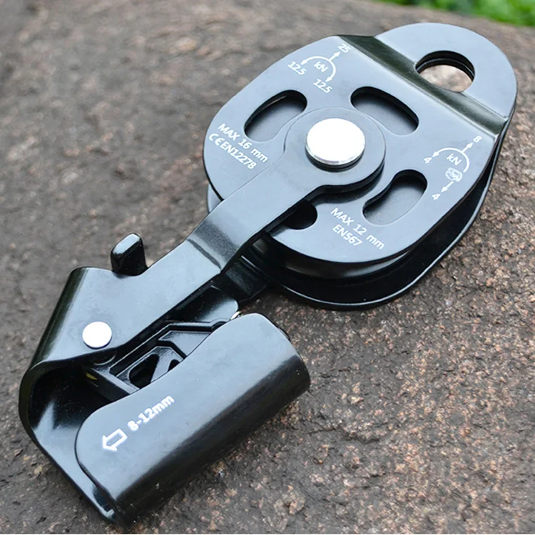 CE certified heavy transport rescue pulley for weight lifting rescue high altitude