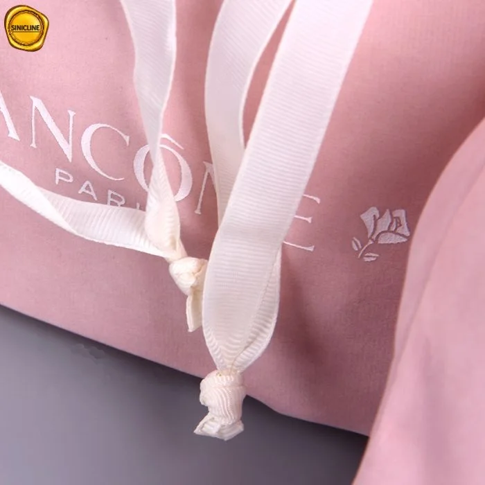 Sinicline уход за кожей мягкая на ощупь упаковка одежды пользовательский бренд Логотип Печатный бархатный чехол