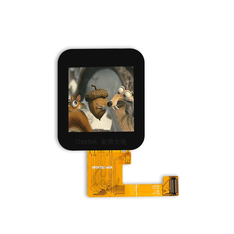 1.3 Inch IPS Panel 240xRGBx240 Dot Full Color Driver IC:ST7789T3 SPI Interface TFT LCD  square display with glass cover board