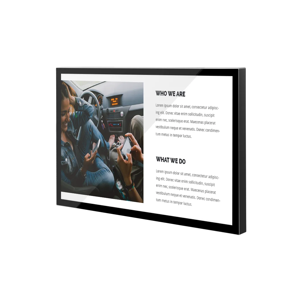 Smart board 43 inch advertising boards lcd wall mount outdoor digital signage display for shopping mall