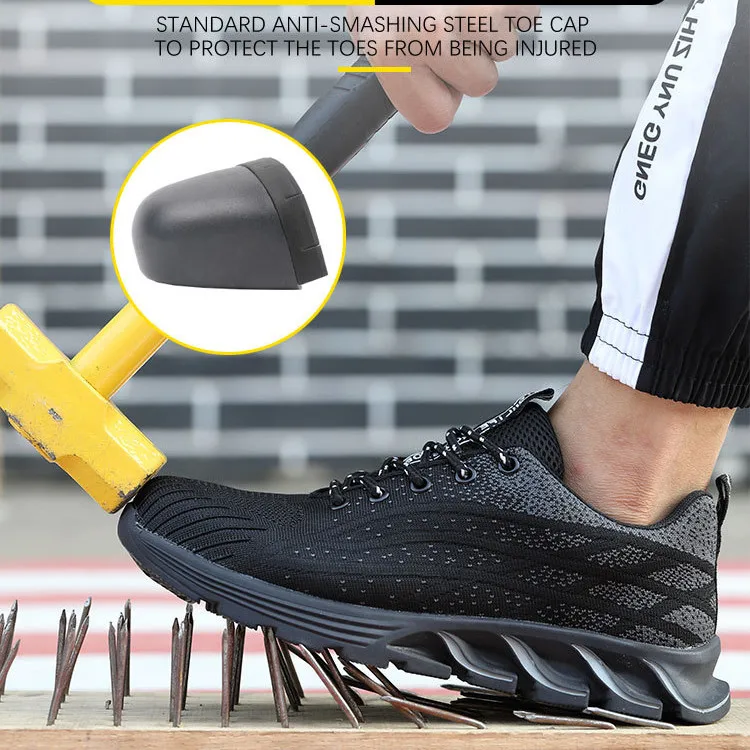 2022 New Arrival Brand Industrial Safety Shoes Steel Toe Men Anti-slip Stab-proof Work Safety Shoes