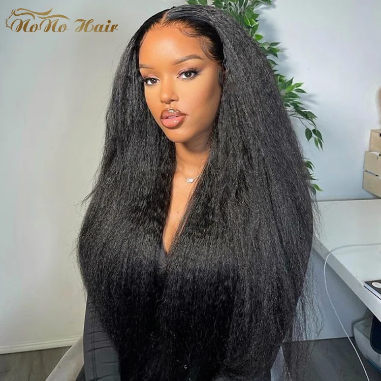 Best swiss lace 40 inch wig Indian hair, Naturel two tone human hair wig, Ffull lace kinky straight human hair wig short
