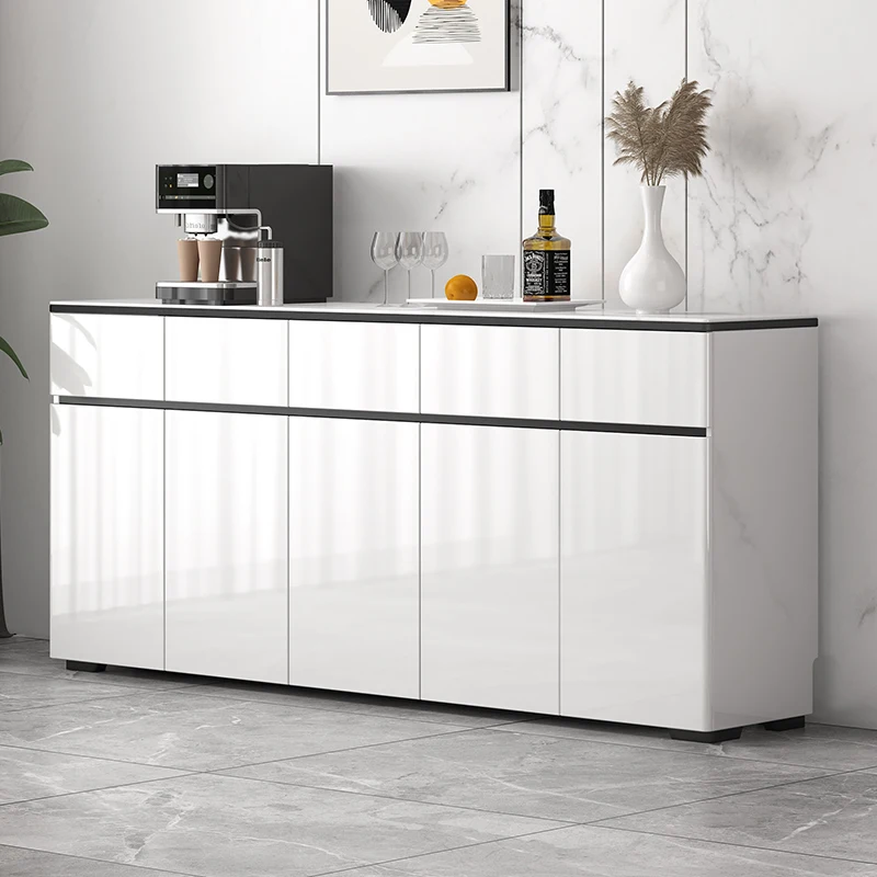 Modern minimalist white sideboard cabinet durable cabinets for sale home furniture sideboards buffet cabinets