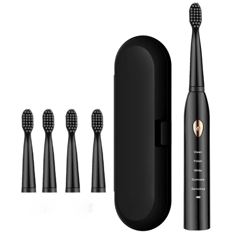 Оптовая продажа индивидуальная портативная электрическая мини-зубная щетка для путешествий с беспроводной зарядкой