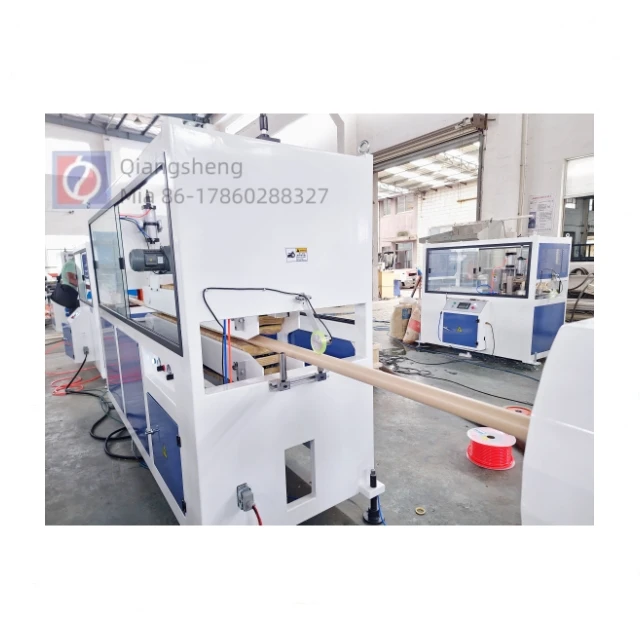 Трактор из ПВХ листа, разгрузчик, гусеничная труба и труба, пластиковый экструдер