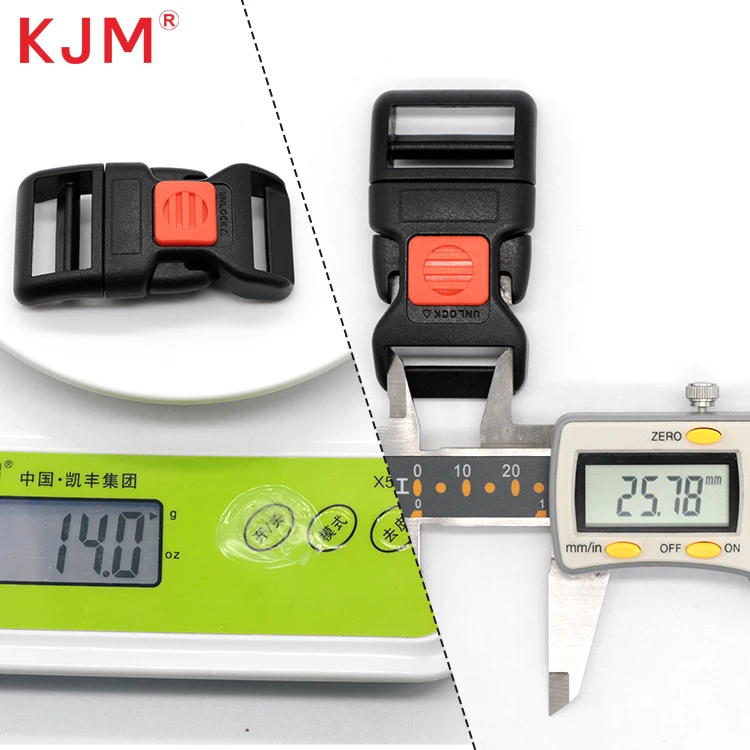 KJM товары для домашних животных с логотипом на заказ сверхпрочная фурнитура ошейника черная защелка-зажим переработанная быстросъемная Пряжка собак
