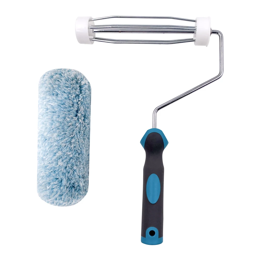 OEM Good Price Good Quality Competitive Price Colorful Customized Wall Painting Plastic Handle roller brush paint