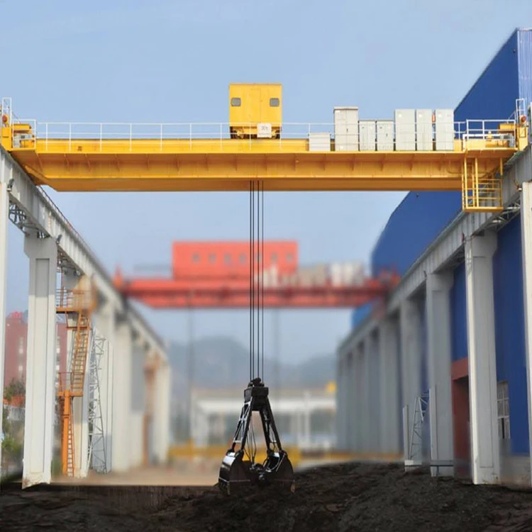 QZ Grab Bridge Crane Girder Traveling Bridge Crane with Grab Bucket Overhead Bridge Crane Double 20T