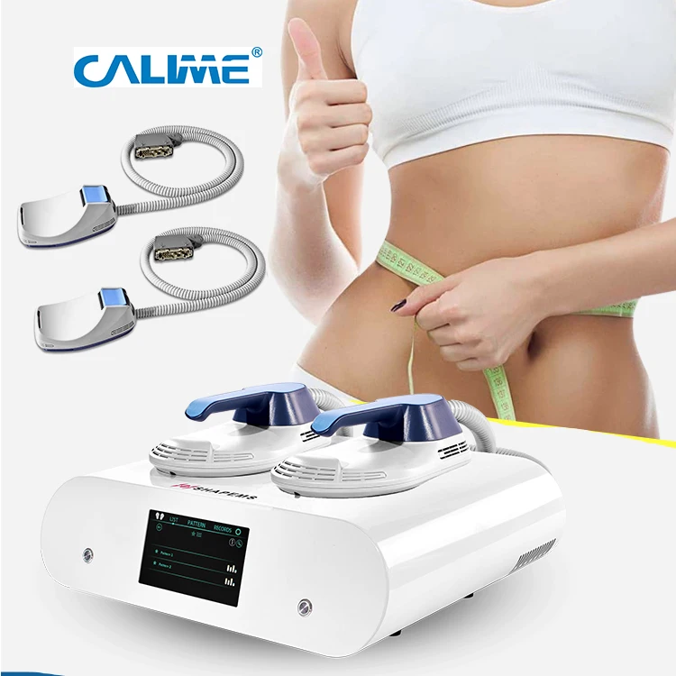 Factory price 2 handles white mini portable 2022 professional 2021 home use ems body sculpting machine
