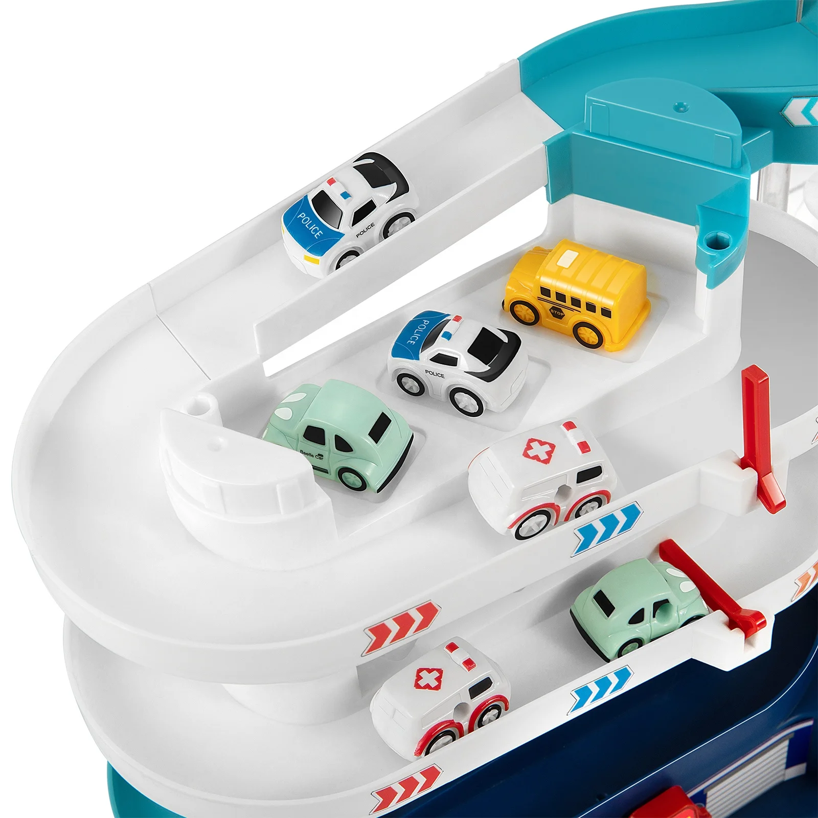 DIY Car Parking Building Wholesale Car Set For Children Play 1232-15 Other Toys