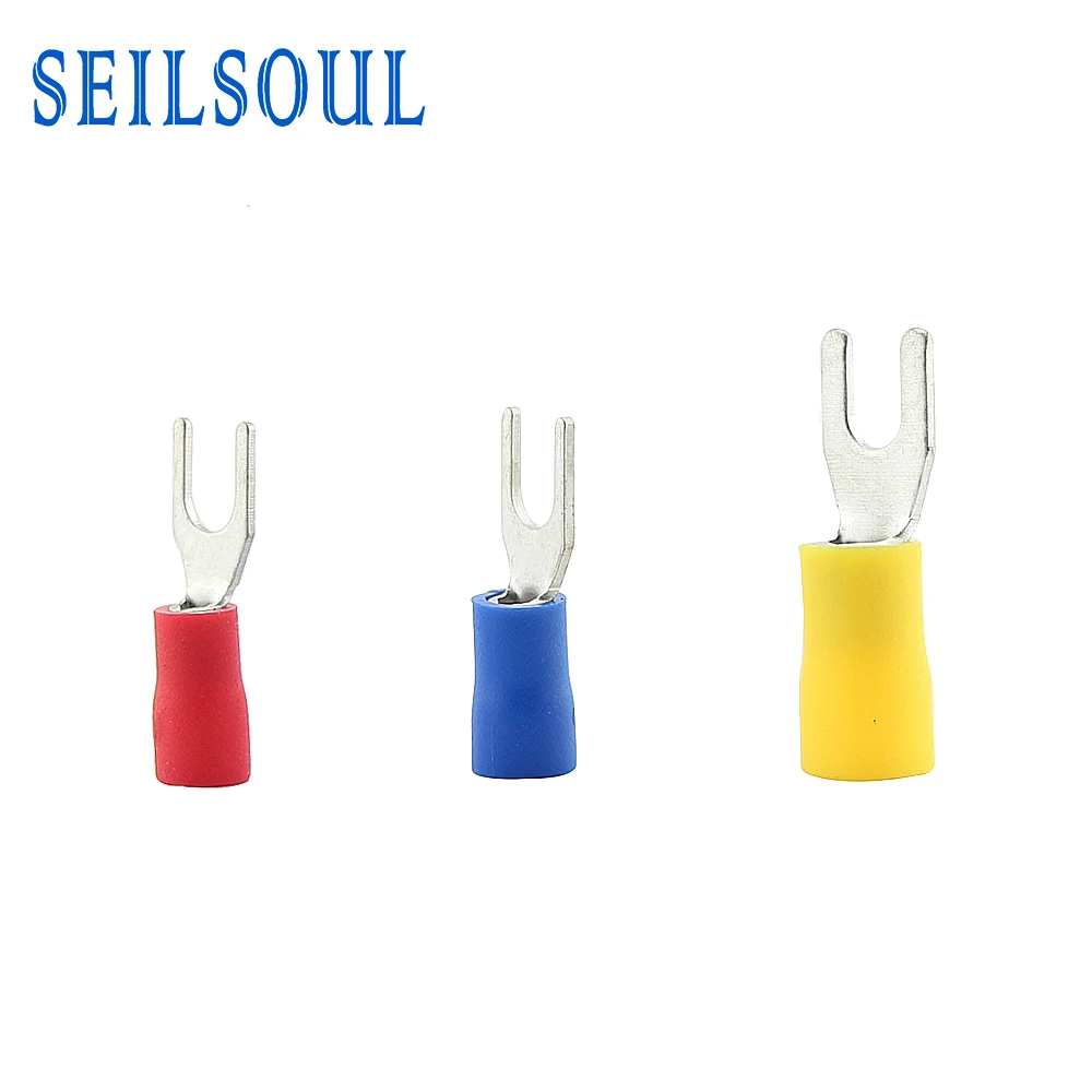  Hot Sales Coated Tin Spade Power welding Crimp U Type SV Fork Terminal