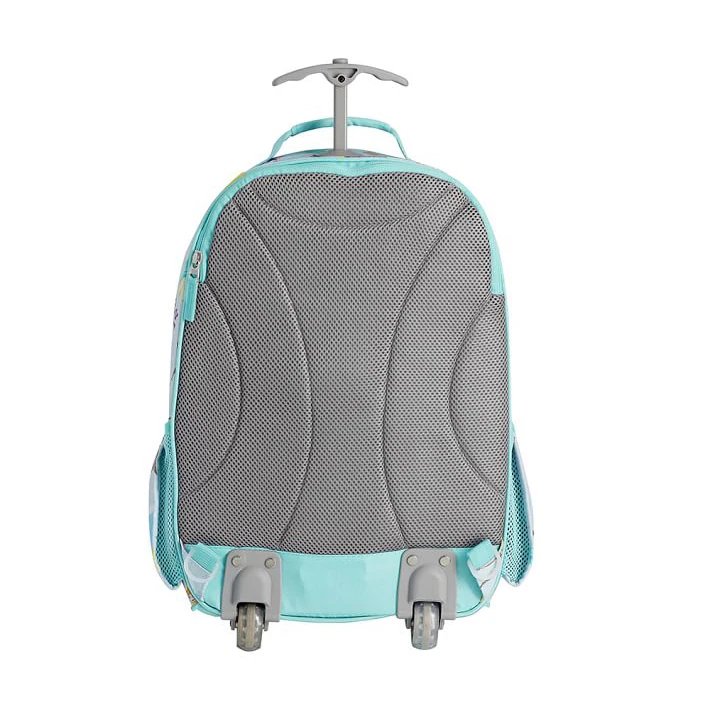 heavy duty trolley rolling cartoon cute kids back to school luggage case teens kids trolley luggage school bag for girls & boys