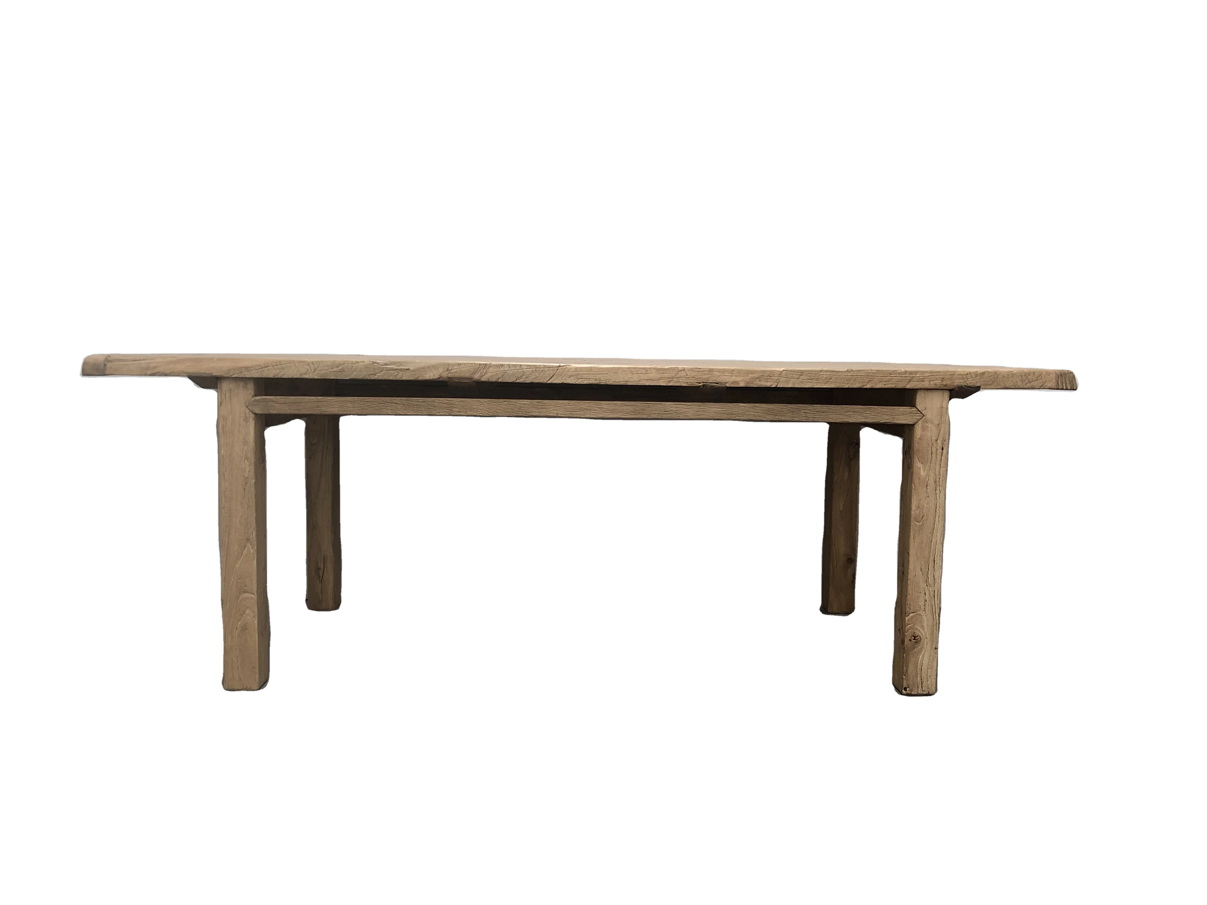 Chinese recycle elm wood dinning table dinning room furniture