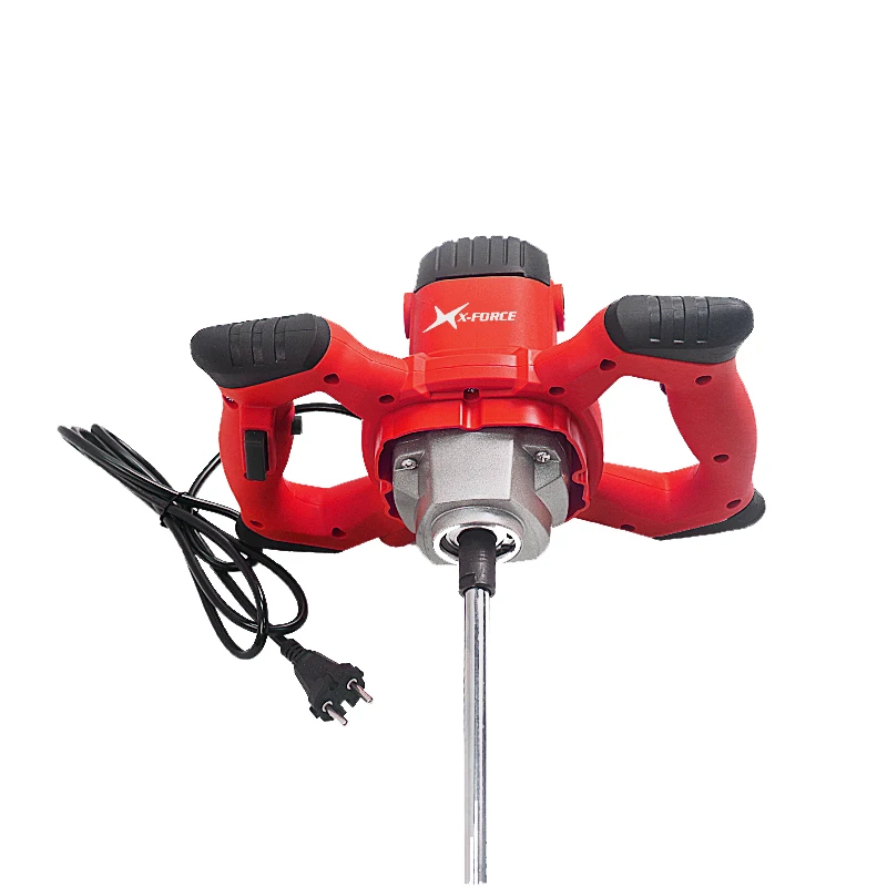 X-FORCE High Quality Professional 1400w Electric Mixer Electric Concrete Mixer Drill