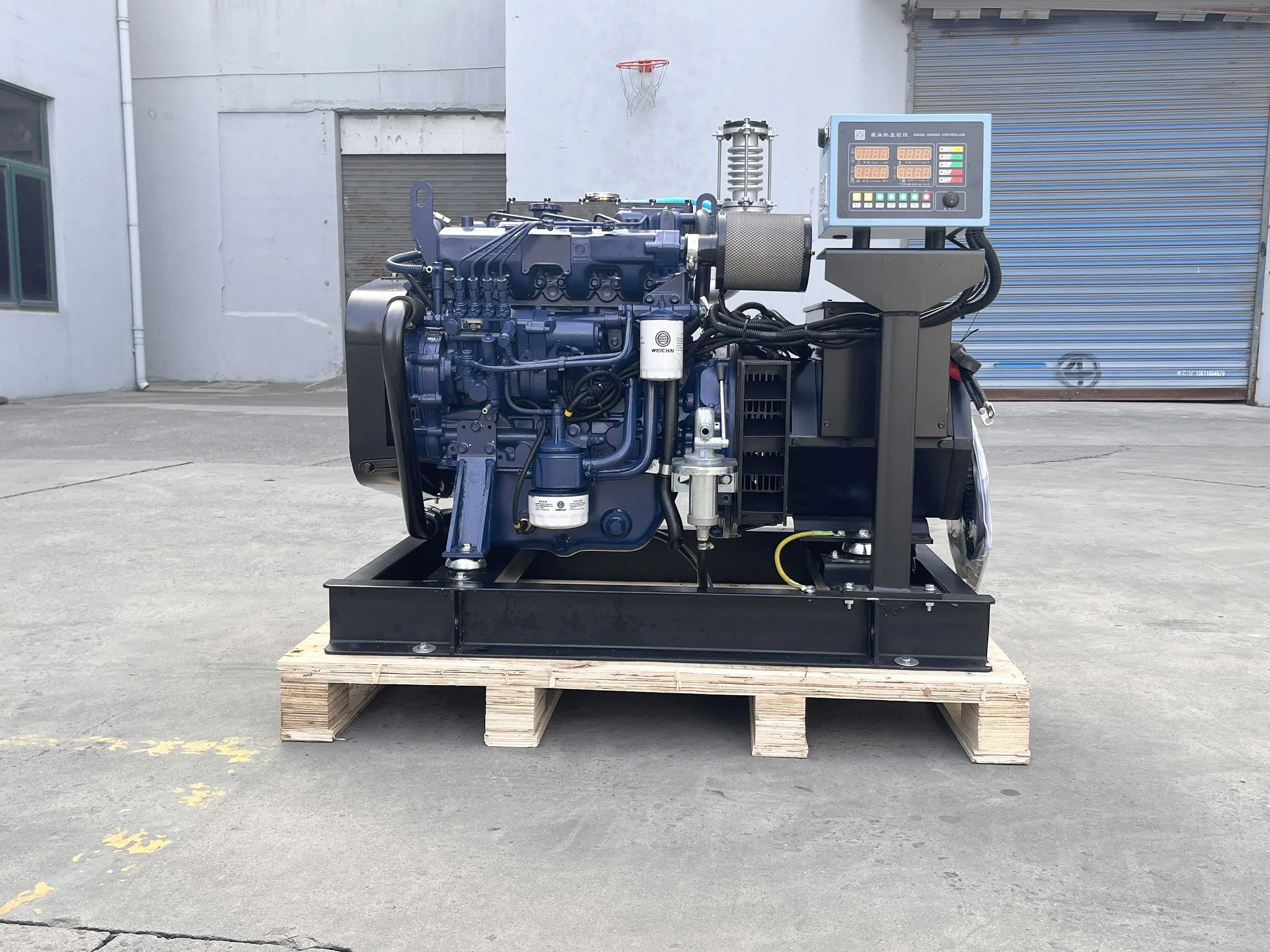 WEICHAI power WP2.3CD25E200 open silent type diesel generator set 25kw China factory manufacturer