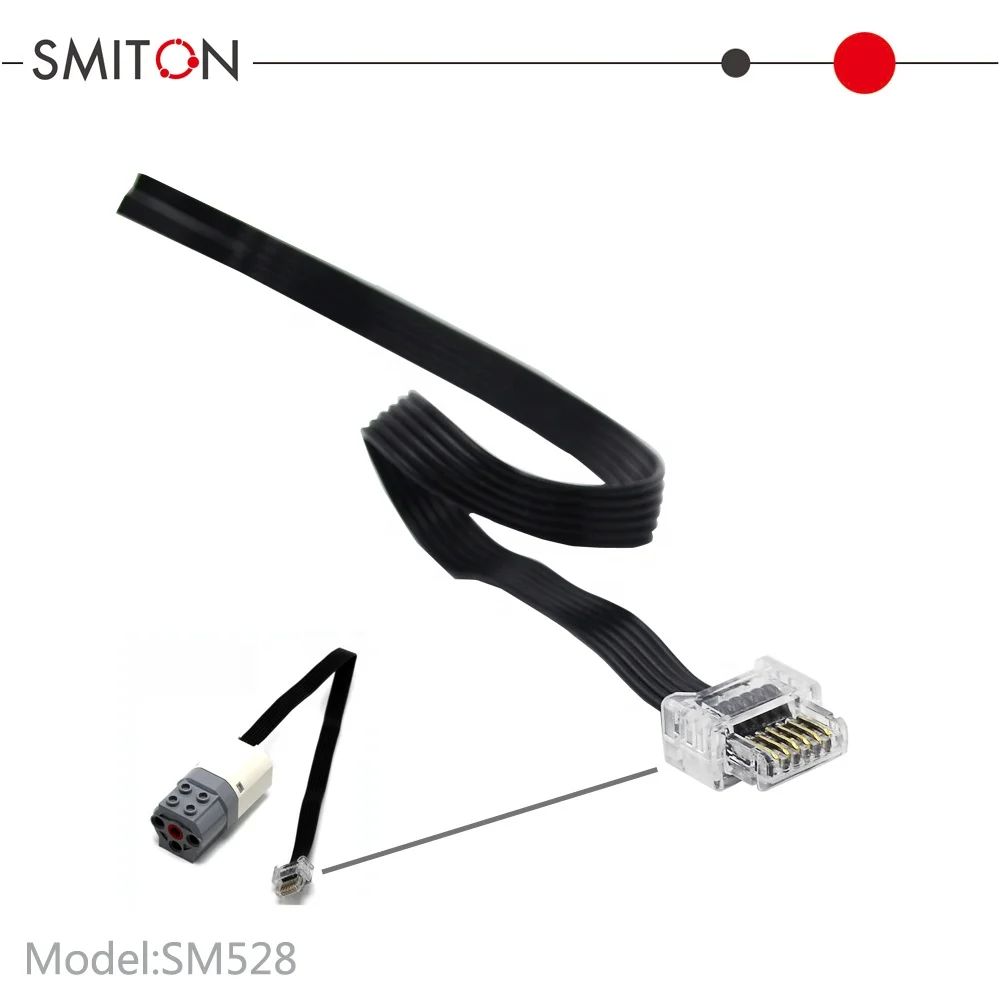 Mini DIY Le-go Toy RJ-12 6P6C Cable