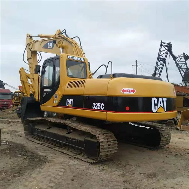 Новинка 90% б/у экскаватор/экскаватор caterpillar 325C с ведром для большого