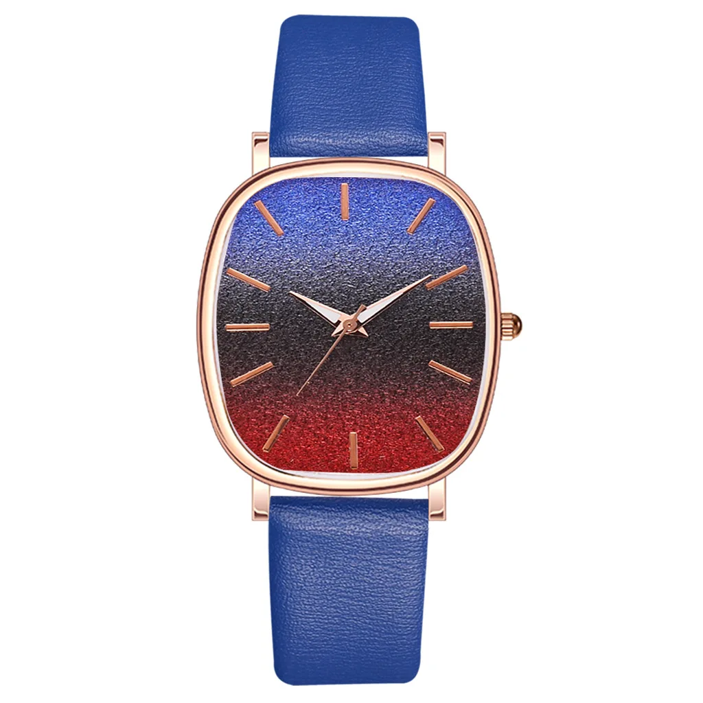 New classic ladies pu strap atmospheric trend business ladies quartz watch electronic watch