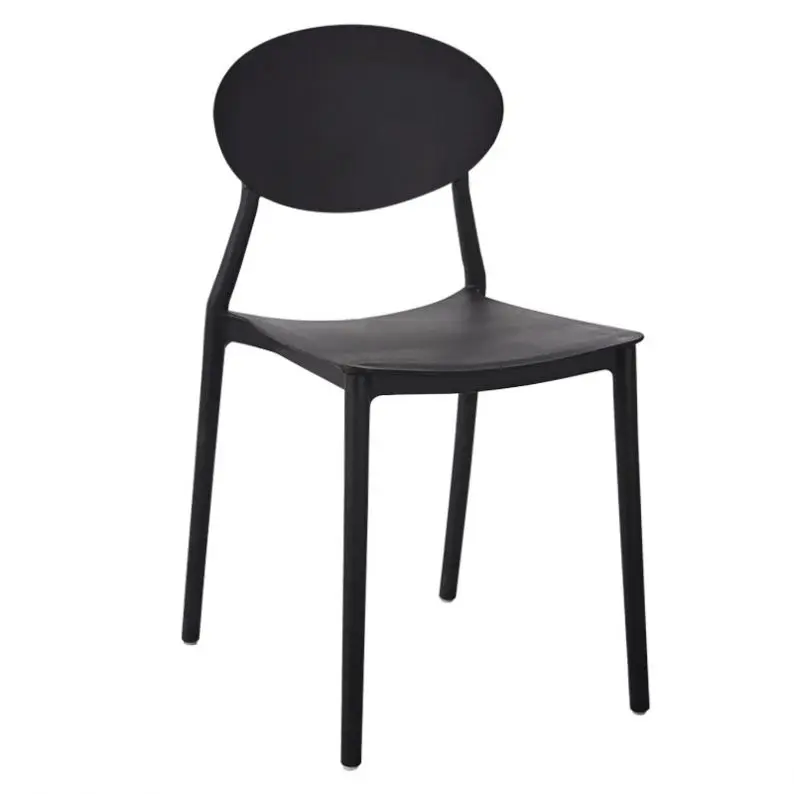 Free Sample home furniture Colored Pp Modern design Cheap Wholesale Heavi Duti Stackable Plastic Chair