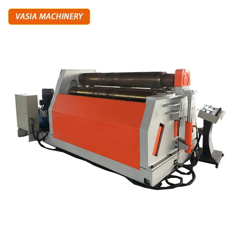 
4 rollers hydraulic rolling machine with automatic pre-bending with CE 