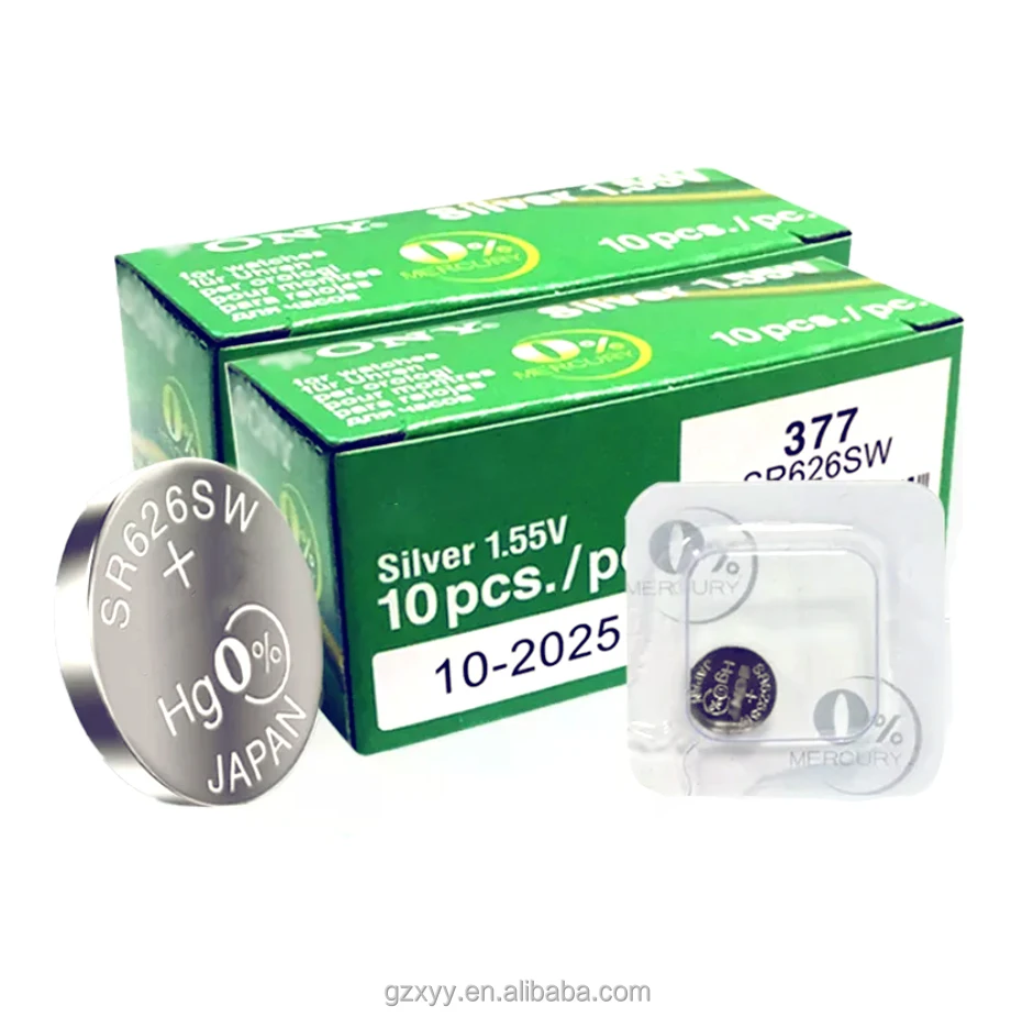 For SONY Sony 395 399 SR927SW SR927W AG7 LR927 1.55V Silver Oxide Single Grain Packing Watch Battery