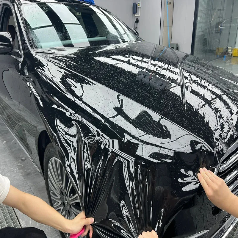 Wholesale Price PPF TPH TPU Glossy Black Car Wrap Film Self Healing Anti Scratch Car Paint Protection Film For Car Body