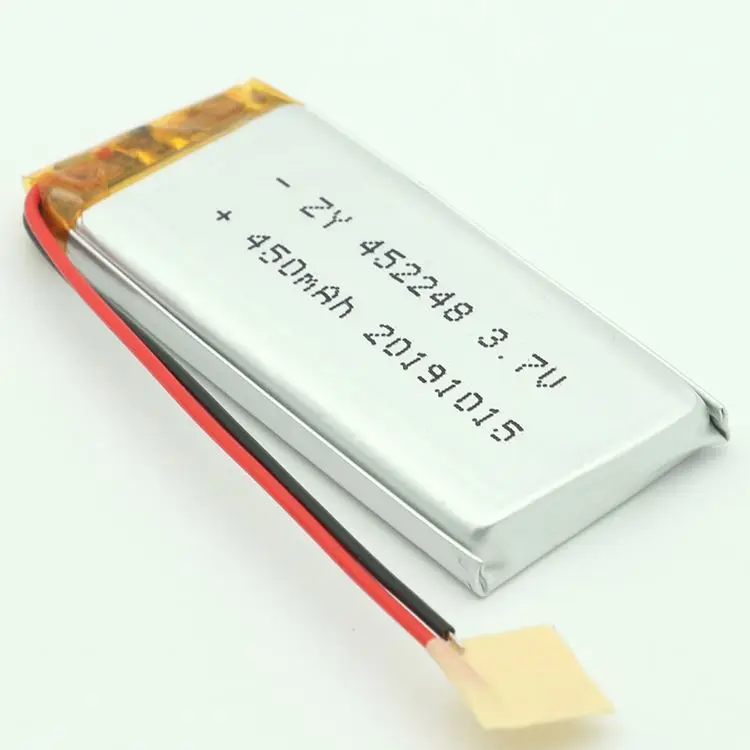 Li-Ion 452248 3.7V 450mAh 1.67Wh Lithium Ion Polymer Battery For Smart Watch