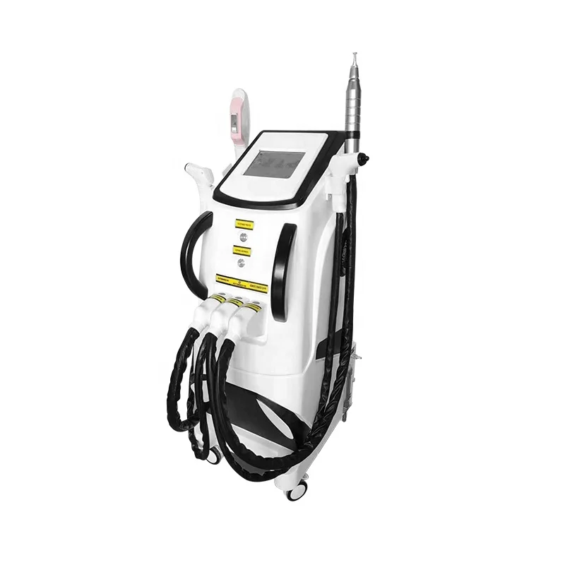 3 в 1 охлаждения не вызывает болезненных ощущений RF OPT удаления волос омоложения кожи E свет для удаления татуировок лазером IPL Shr машина для удаления волос