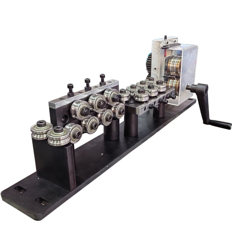 High Performance wire straightening rollers 4mm 6.35mm 1/4' tube straightening machine