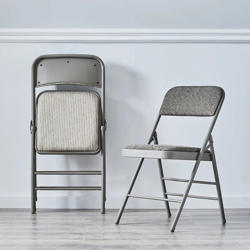 Chaise Fabric Padded Folding Waterproof Moder Garden Family Steel Frame Folding  Chair