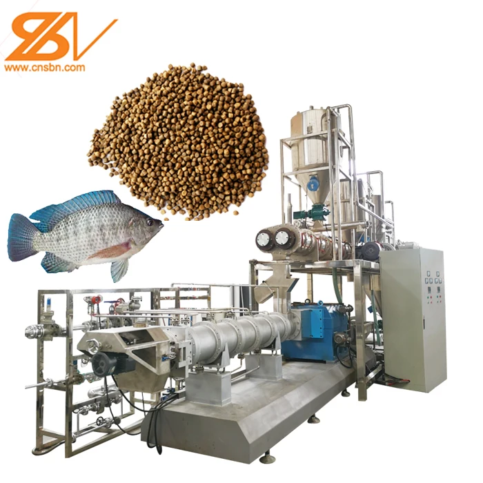 3TPH China Factory manufacturing fish feed floating extruder machine