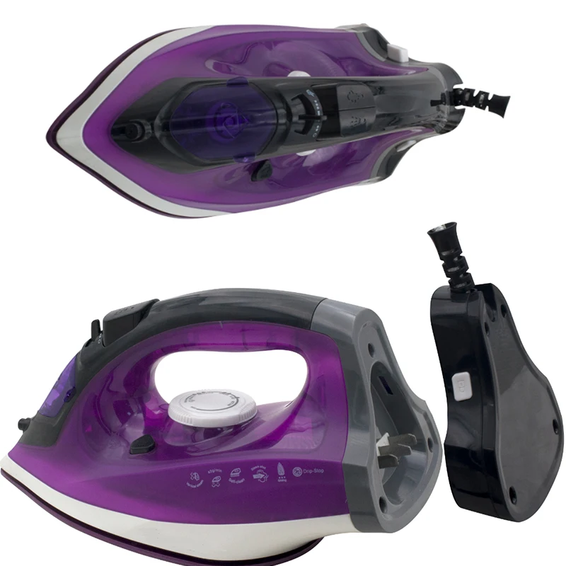 Factory wholesale steam iron electric iron for home use wireless electric iron