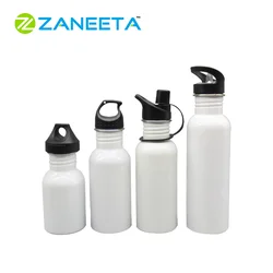 Fashion Sublimation Sports Bottle White Sublimation Blank Aluminum Sport Water Bottle
