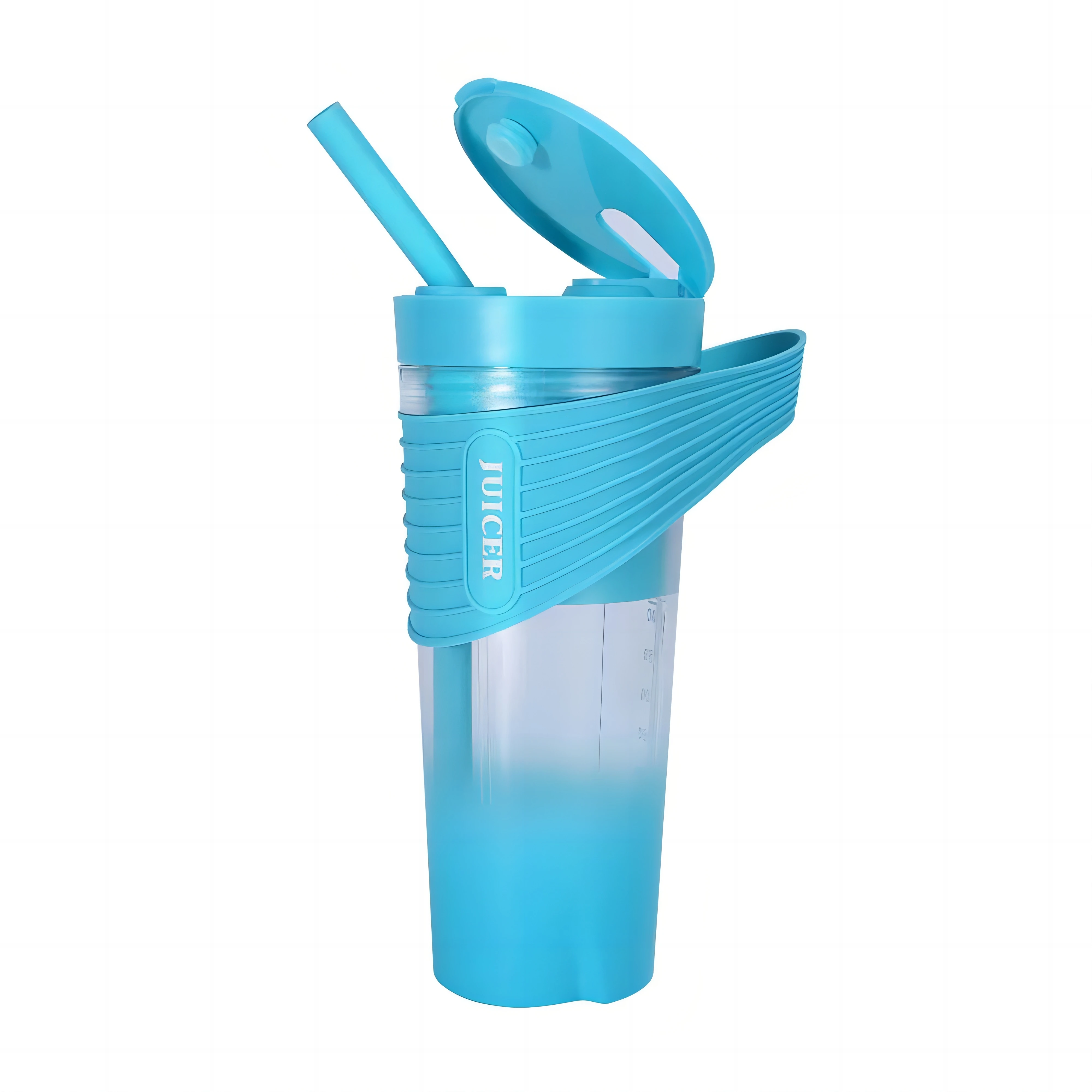 2023 IPX7 Waterproof USB Rechargeable Six-blade Fresh Juicer Portable Personal Smoothies Blender
