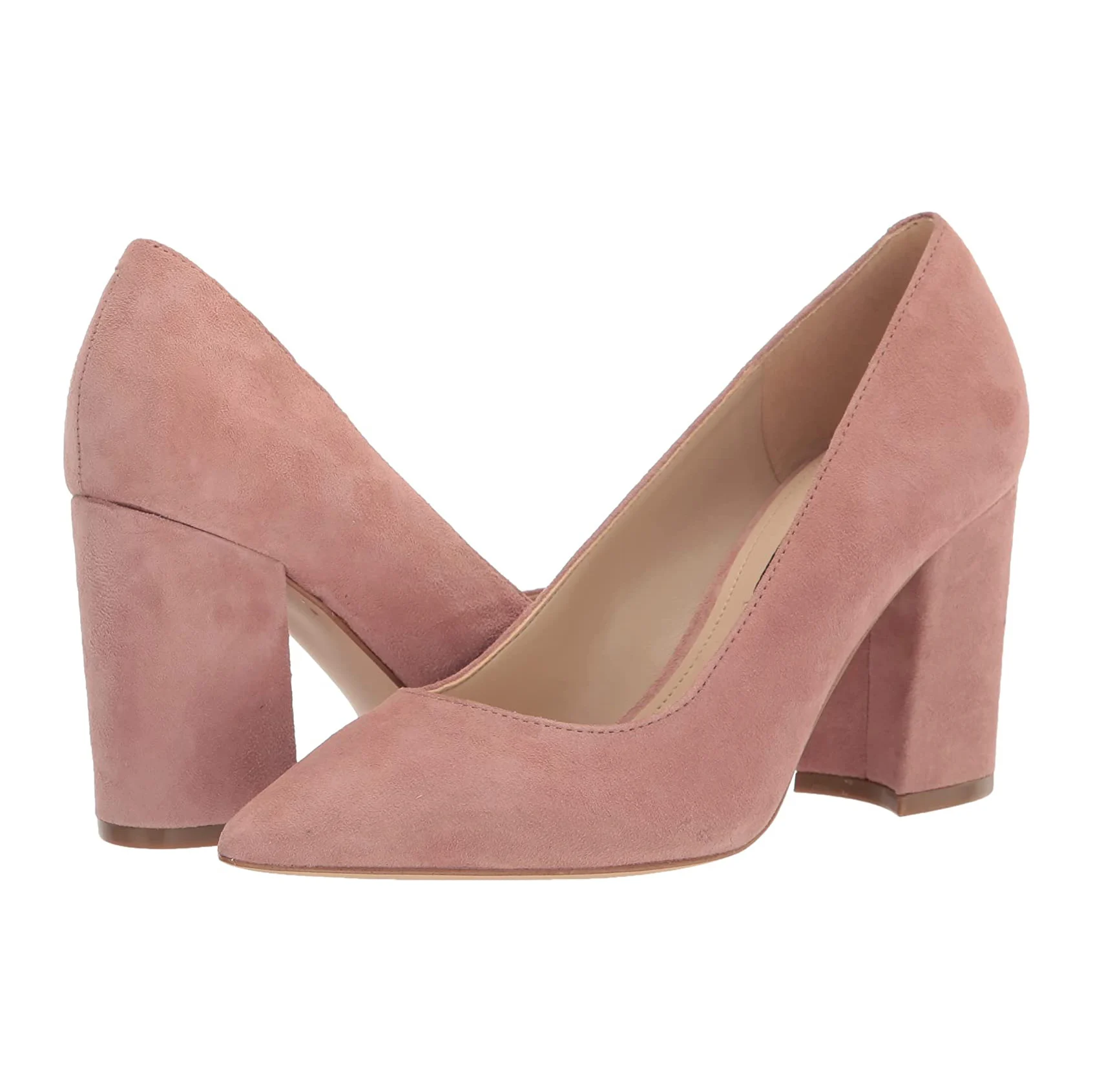 New Fashion High Quality  Accept Customized Logo Women Suede High Heel Shoes