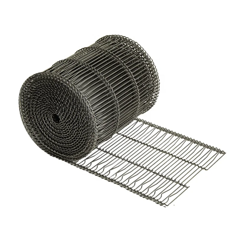 Heat resistant industrial Stainless steel wire mesh band belt/conveyor mesh belt
